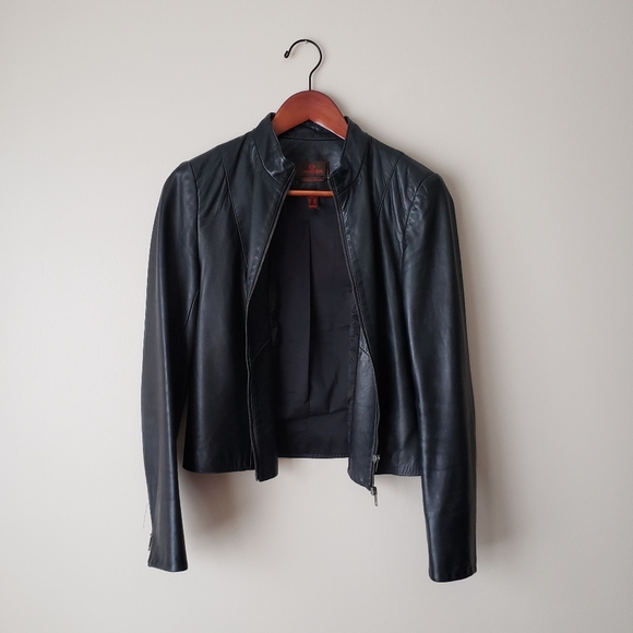 DANIER LEATHER MOTO JACKET 🖤 - Picture 2 of 7